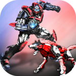 US Police Real Robot Wolf Transforming Robot Games icon