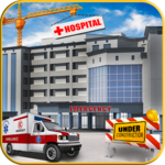 Hospital Building Construction Games City Builder icon