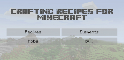 Crafting recipes for Minecraft pc screenshot