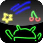 Drawing neon icon
