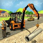 City Road Builder Construction Excavator Simulator icon