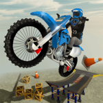 Rooftop Bike Rider Stunt Game icon