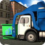 Road Garbage Dump Truck Driver icon