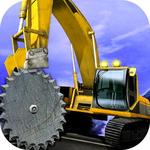Up Hill Crane Cutter Excavator icon