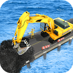 Heavy Duty Offroad River Bridge Construction Games icon