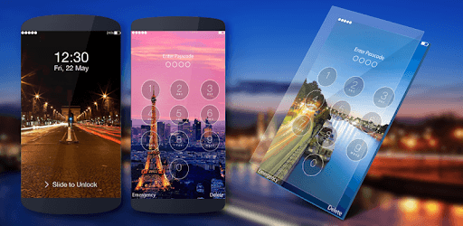 Paris Night Lock Screen pc screenshot Paris Night Lock Screen pc screenshot