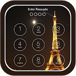 Paris Night Lock Screen icon