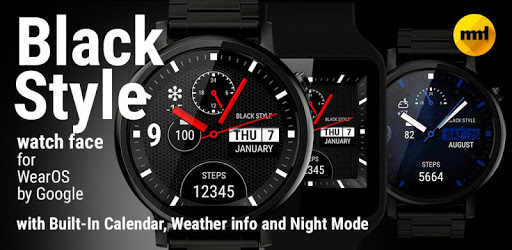 Watch Face Black Style pc screenshot Watch Face Black Style pc screenshot