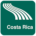 Costa Rica Map offline icon