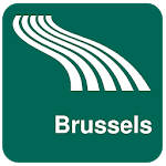 Brussels Map offline icon