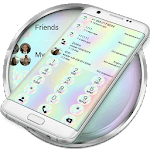 Dialer Holographic Gray Theme icon