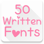 Fonts for FlipFont 50 Written icon