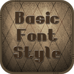 Basic Font Style for pc icon Basic Font Style for pc icon