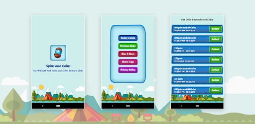 Spins and Coins - Free New Links Daily pc screenshot