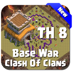 Maps COC TH 8 Clan War Base icon