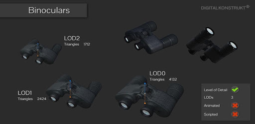 Military Binoculars 3D pc screenshot Military Binoculars 3D pc screenshot