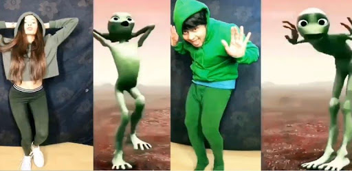 The green alien dance pc screenshot The green alien dance pc screenshot