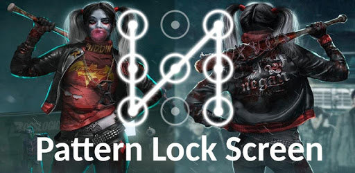 Harley Quin Pattern Lock Screen pc screenshot Harley Quin Pattern Lock Screen pc screenshot