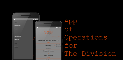 App of Operations for Division pc screenshot App of Operations for Division pc screenshot