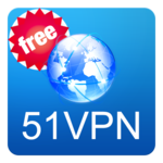 51VPN Free and Unlimited Hongkong Japan nodes icon
