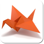Origami step by step icon