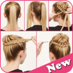 Girl Hair Style Step by Step 2018 icon