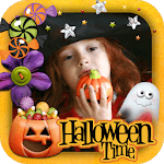 Cute Halloween Kid Frame Maker icon