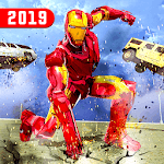 Superhero Iron Robot Rescue Mission 2019 icon
