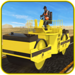 City Road Construction Excavator icon