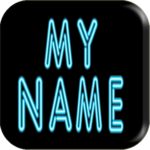 3D My Name Neon Live Wallpaper icon