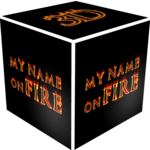 3D My Name On Fire Wallpaper icon