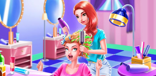 Hair Stylist Fashion Salon ❤ Rainbow Unicorn Hair pc screenshot