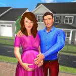 Pregnant Mom Baby Happy Home icon