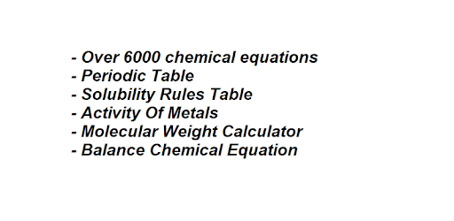 Chemical Equation pc screenshot Chemical Equation pc screenshot