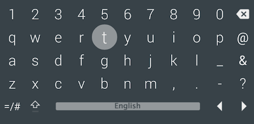Keyboard for Android TV pc screenshot