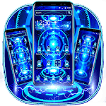 Neon Hologram Tech Theme icon