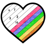Crayon Color by Number: Adult Paint Number Book icon