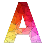 Alphabets Poly Art: Paint by Sticker, Poly Colour icon
