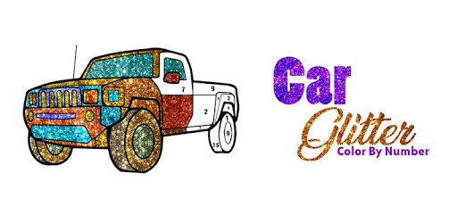Cars Glitter Color by Number-Vehicle Coloring Book pc screenshot Cars Glitter Color by Number-Vehicle Coloring Book pc screenshot