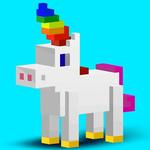 3D Color by Number: Voxel, Unicorn, Pixel Art 3D icon