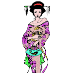 Japenese Glitter Color by Number - Coloring Book icon