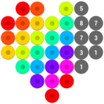 Mosaic Color by Number - Hex Puzzle Beads For Kids icon