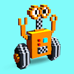 Robots 3D Color by Number:Pixel Art,Voxel Coloring icon