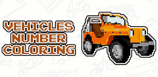 Vehicles Color by Number: Cars,Planes,Bikes,Trains pc screenshot