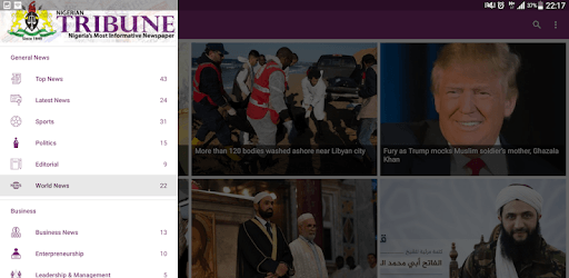 Nigerian Tribune Mobile pc screenshot Nigerian Tribune Mobile pc screenshot