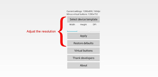 NOMone Resolution Changer pc screenshot