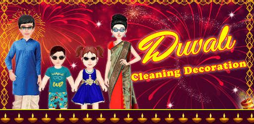 Cleaning, Decoration, Rangoli, Firework & Dressup pc screenshot Cleaning, Decoration, Rangoli, Firework & Dressup pc screenshot