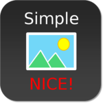 Nice Simple Photo Widget icon