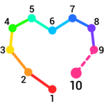 Dot to Dot to Coloring icon