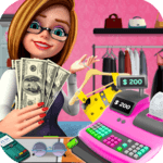 Shopping Mall Girl Cashier Game icon